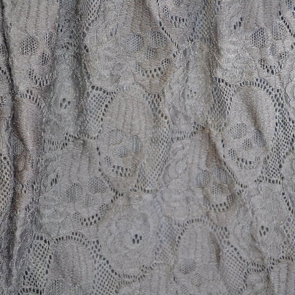 Hot Topic Dress size 2 Maxi Skull Lace Short Lined Lace Front Sleeveless Goth - Picture 5 of 6